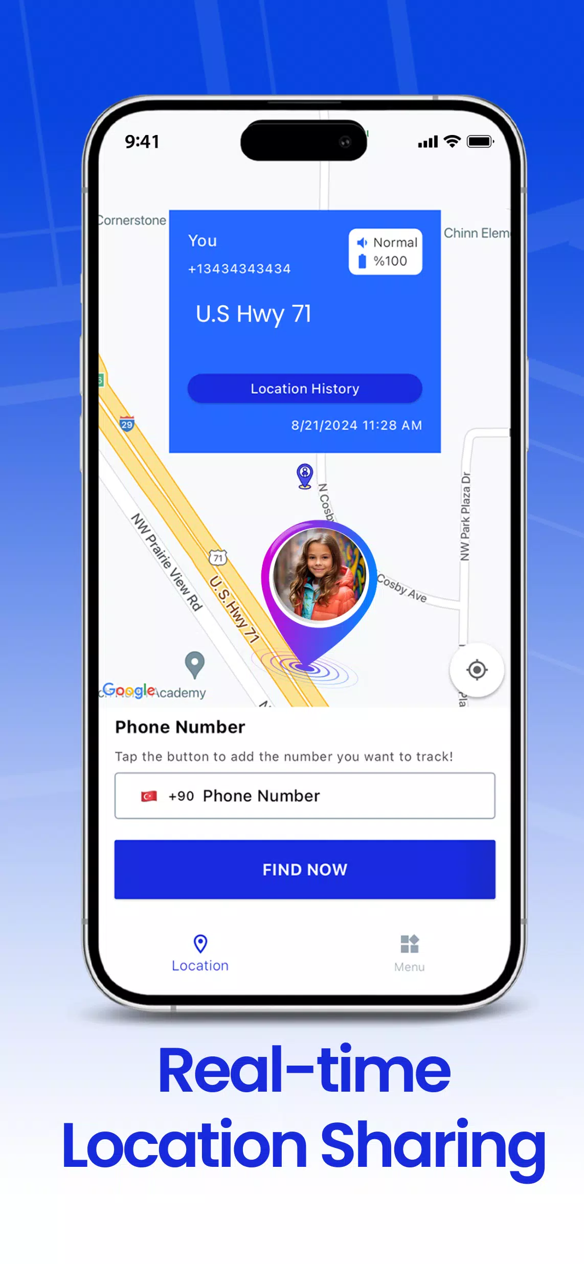 Phone Tracker GPS GeoPoint360 Captura de pantalla 0