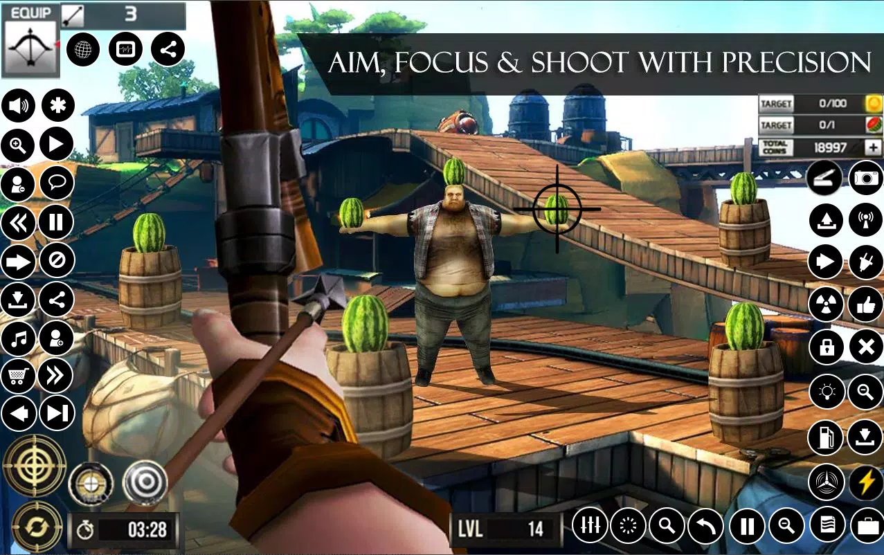 Watermelon Archery Games 3D Ảnh chụp màn hình 3