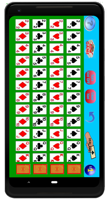 Differerent Solitaire game स्क्रीनशॉट 1