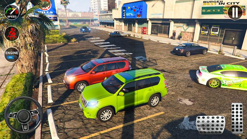 Prado Car Parking 3D Car Games スクリーンショット 1