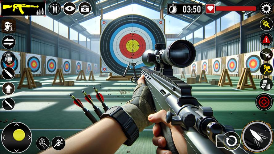 Real Target Gun Shooter Games 스크린샷 0