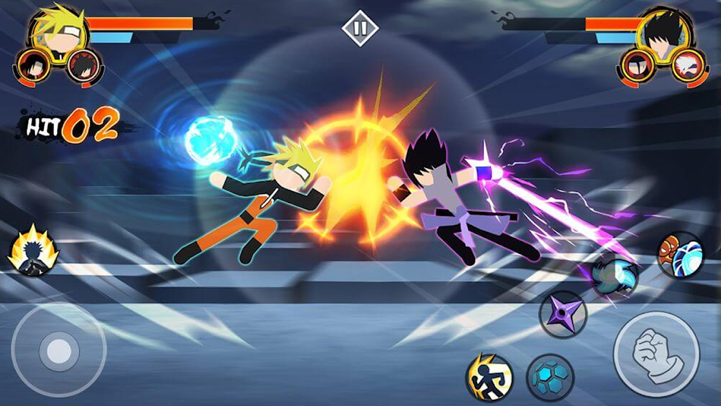 Stickman Ninja Fight 3v3 Mod 스크린샷 0