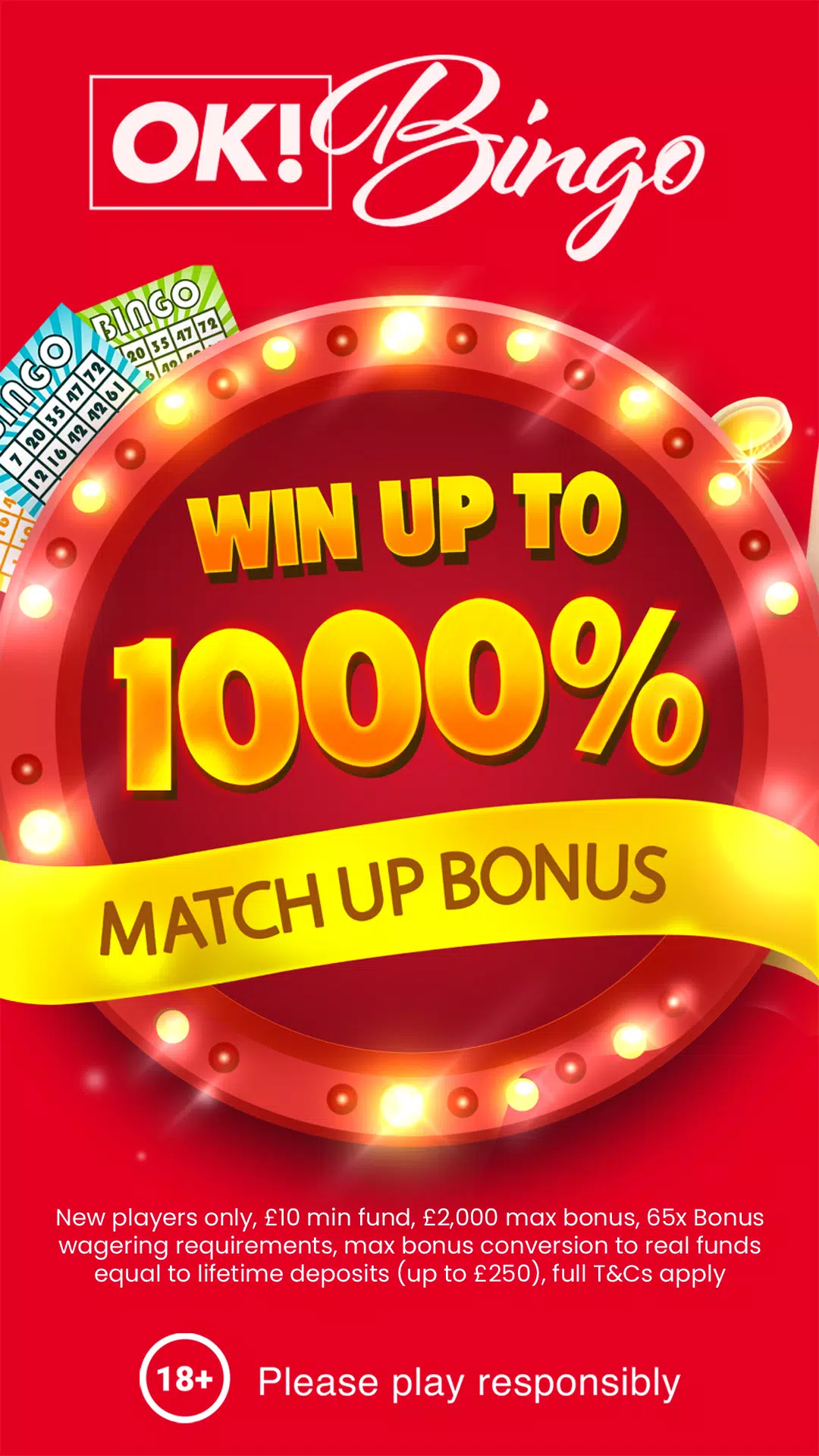 OK! Bingo - Online Casino Schermafbeelding 0