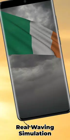 Ireland Flag Live Wallpaper स्क्रीनशॉट 3