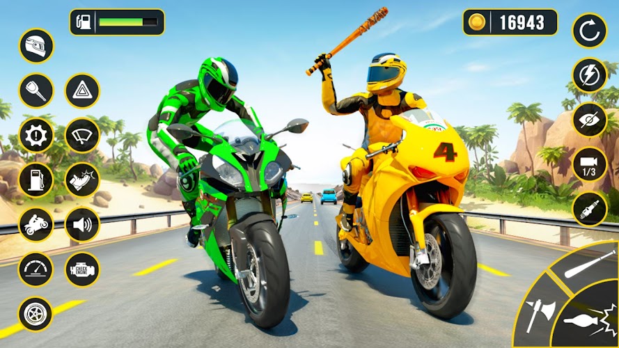 Moto Attack - Bike Racing Game স্ক্রিনশট 1