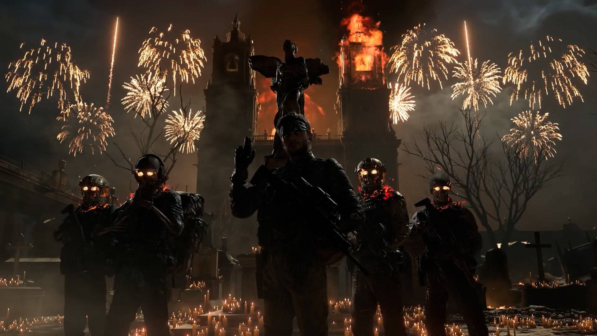 Neil y sus tropas no muertas. Crédito de la imagen: Kojima Productions