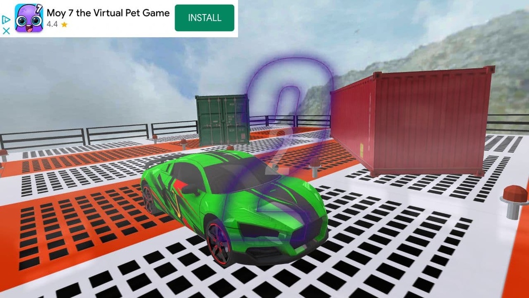 Superhero Car: Mega Ramp Games Capture d'écran 1