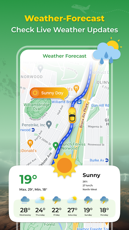 Schermata GPS Earth Map Voice Navigation 3