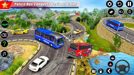 Police Bus Simulator Bus Games Ekran Görüntüsü 3