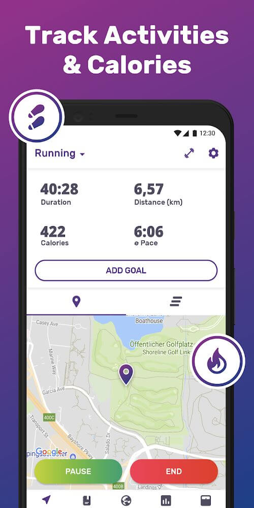 Appli pour courir - FITAPP Capture d'écran 1