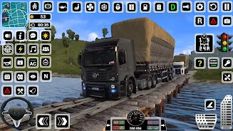 Euro Truck Simulator 3D - Real 스크린샷 1