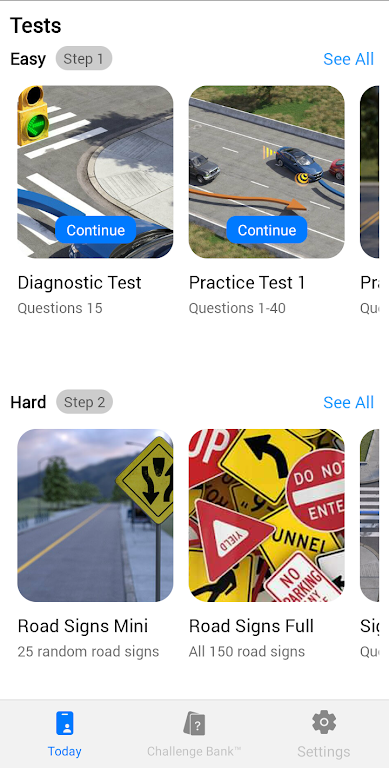 DMV Practice Test स्क्रीनशॉट 0