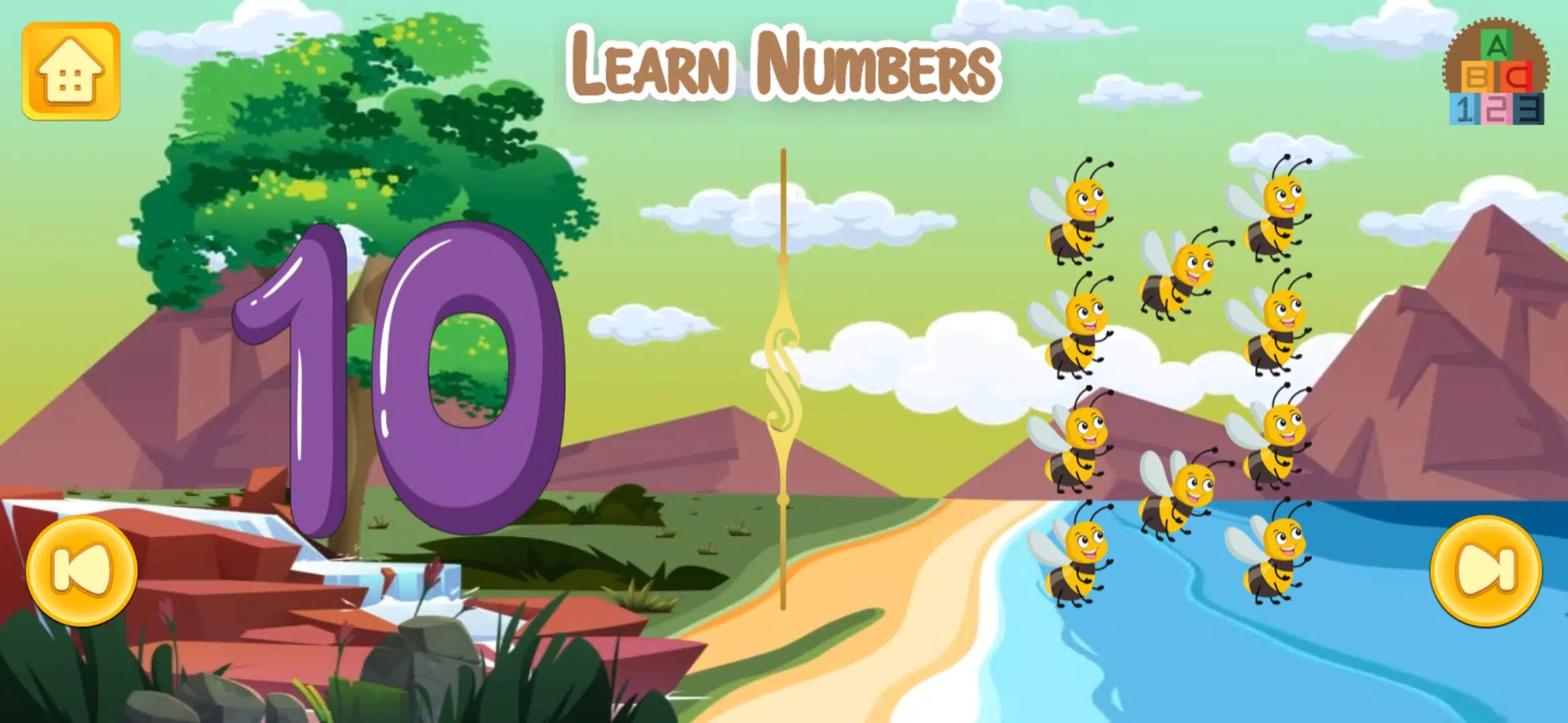 Schermata Learn numbers and letters 2