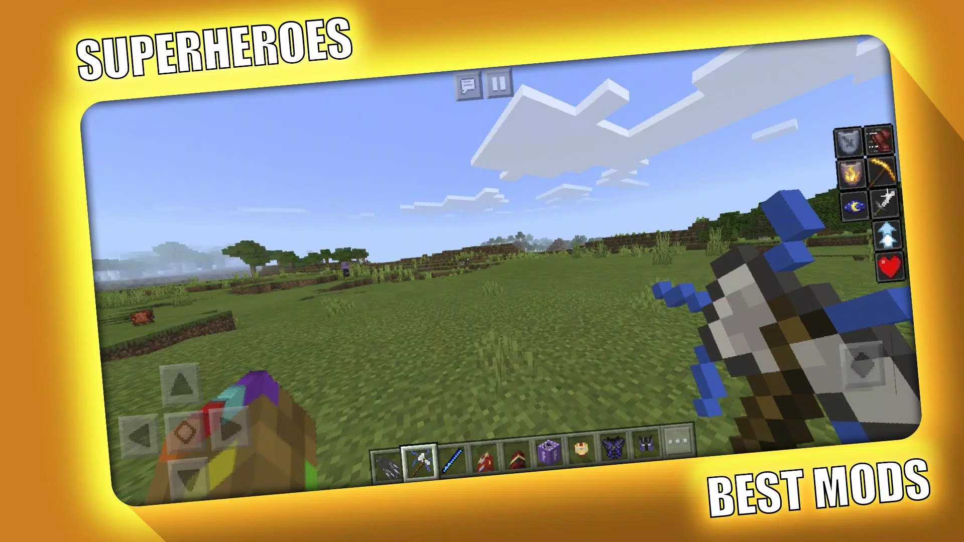 Superheroes Mod for Minecraft Ảnh chụp màn hình 1