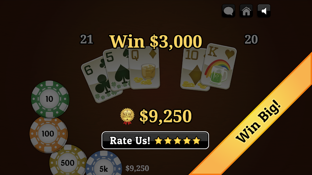 St. Patrick’s Day Blackjack应用截图第2张