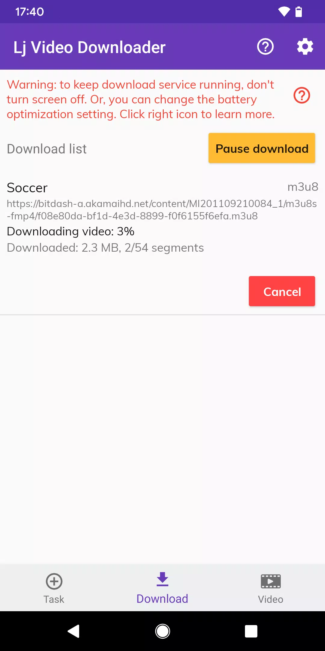 Lj Video Downloader (m3u8,mp4) স্ক্রিনশট 3