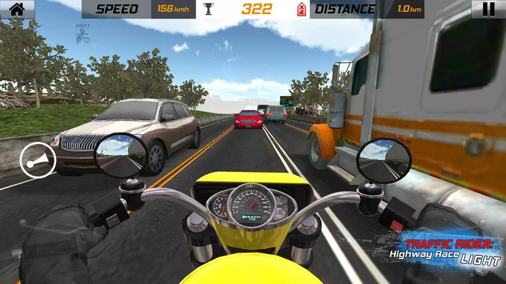 Traffic Rider: Highway Race Li Ảnh chụp màn hình 1