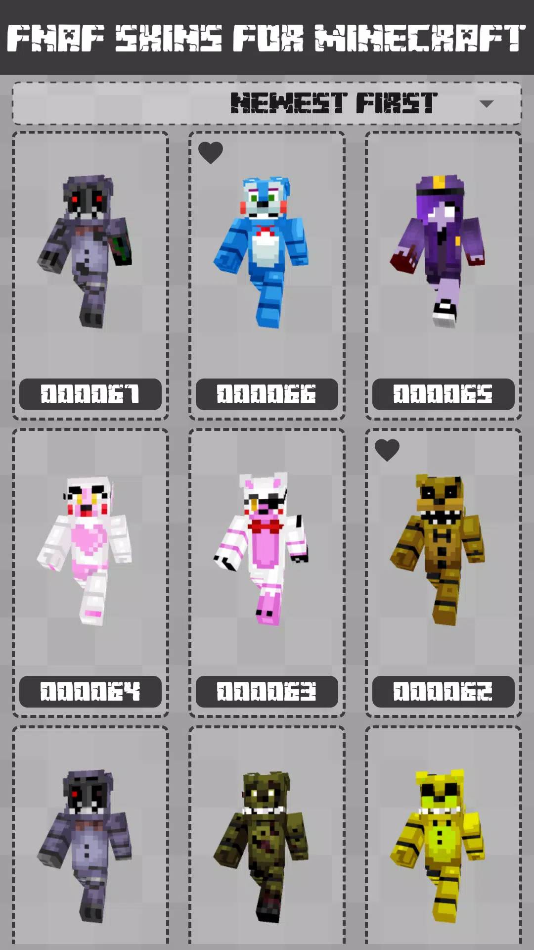 FNAF Skins for Minecraft PE应用截图第1张