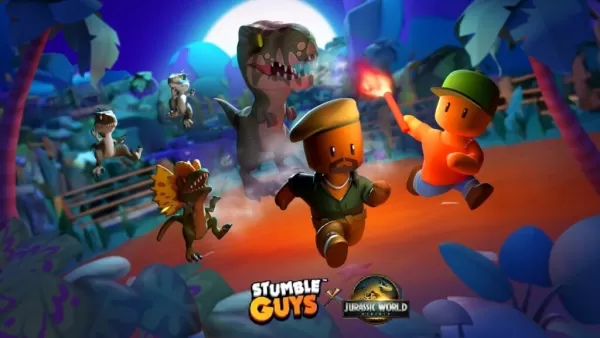 Stumble Guys объединяются с Миром Юрского периода на новой карте в джунглях