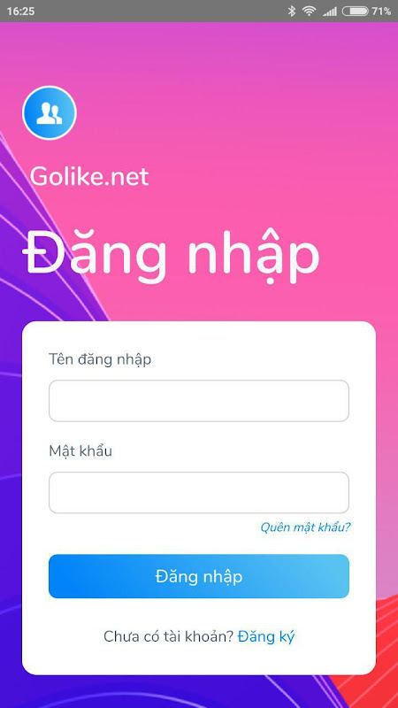 Golike - Kiếm Tiền Online Từ MXH स्क्रीनशॉट 2