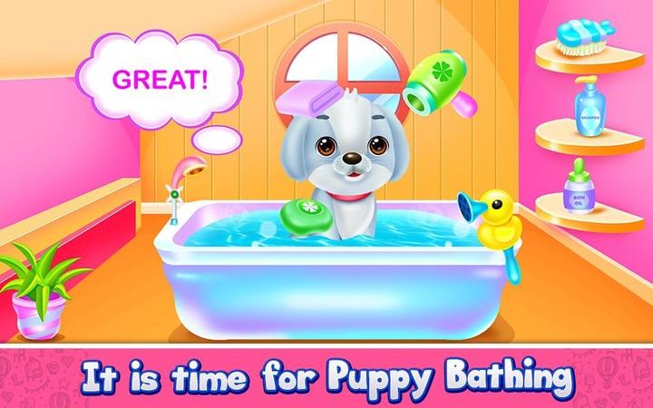 Cute Pets Caring and Dressup Captura de pantalla 2