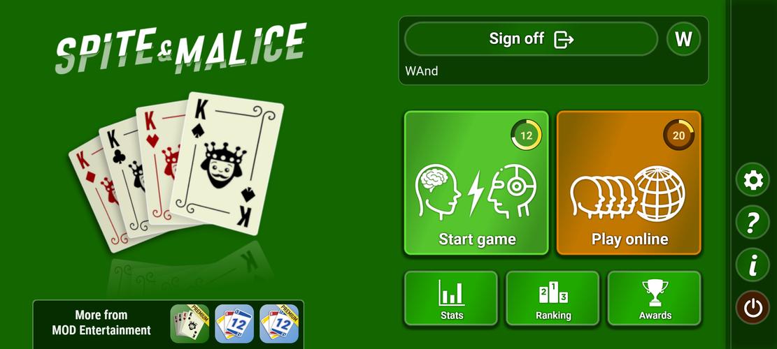 Spite & Malice スクリーンショット 1