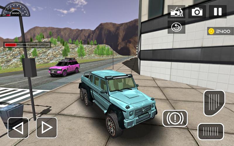 6x6 Truck Offroad Driving Sim Ekran Görüntüsü 2