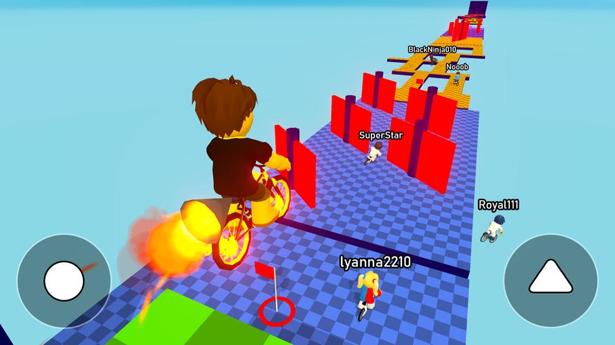 Obby bike: Parkour Adventure स्क्रीनशॉट 2