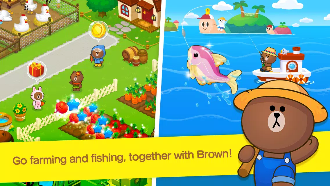 LINE BROWN FARM Captura de pantalla 2