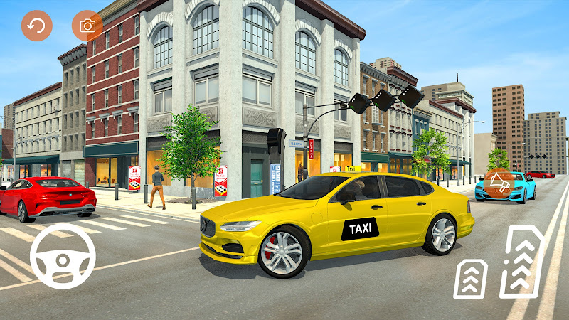 Grand Taxi simulator 3D game Ekran Görüntüsü 0