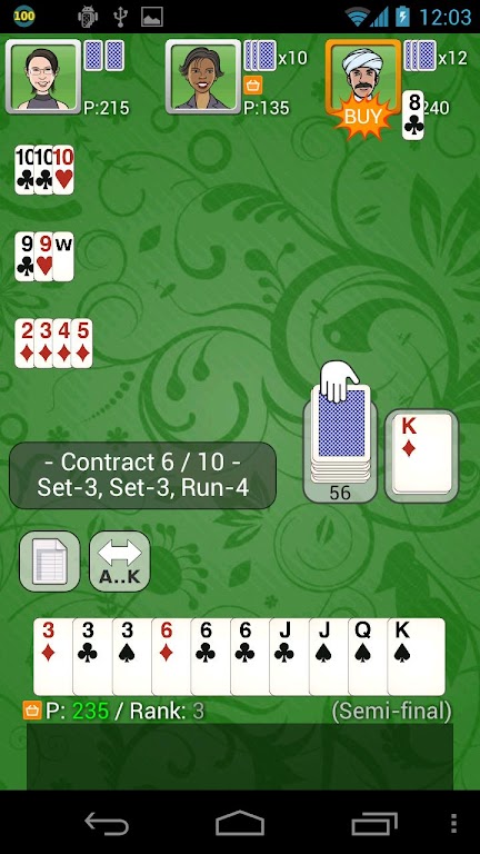 Contract / Shanghai Rummy Free Capture d'écran 1