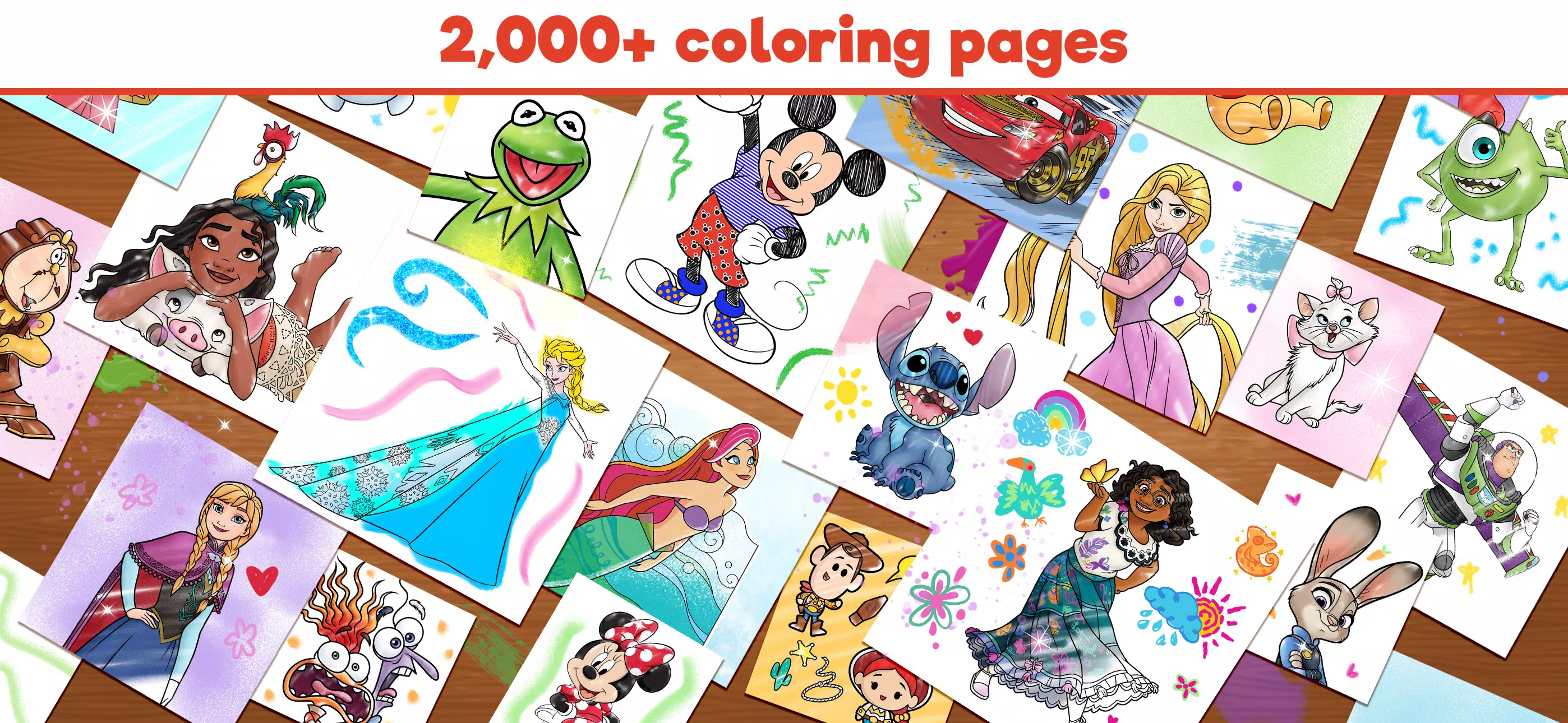 Disney Coloring World ဖန်သားပြင်ဓာတ်ပုံ 1