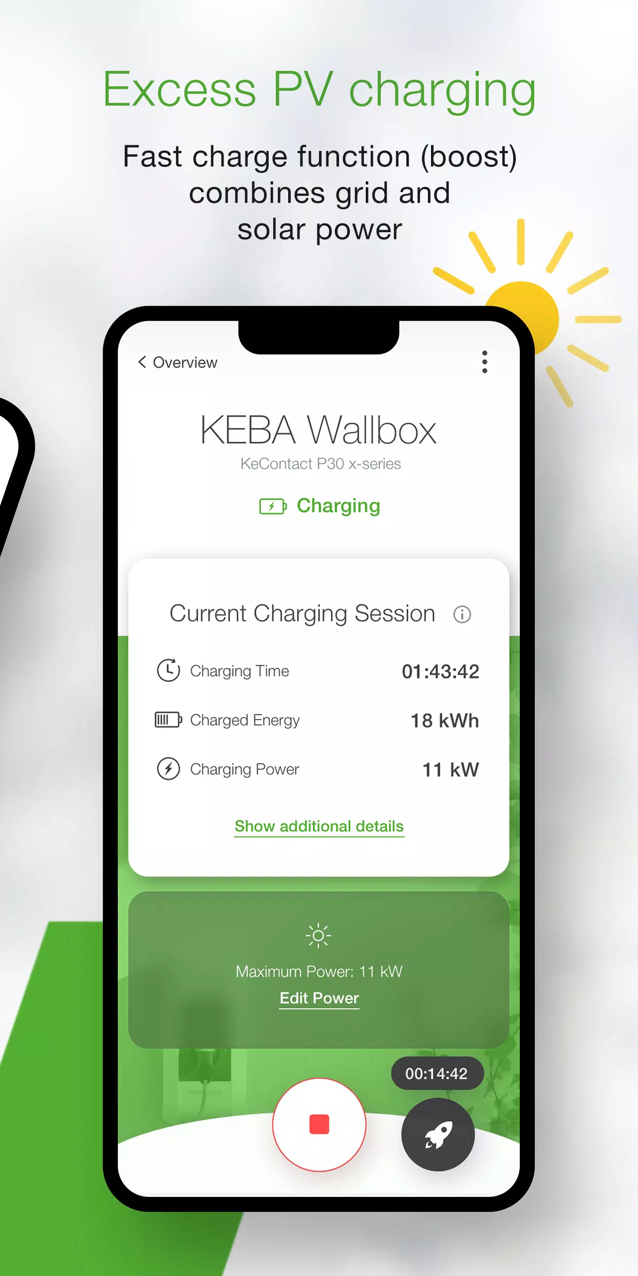 KEBA eMobility App ဖန်သားပြင်ဓာတ်ပုံ 3