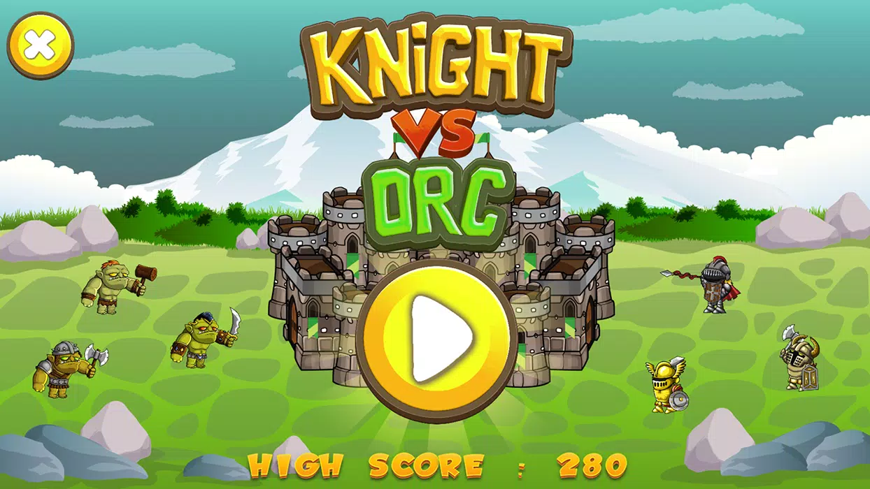 Knight vs Orc स्क्रीनशॉट 0