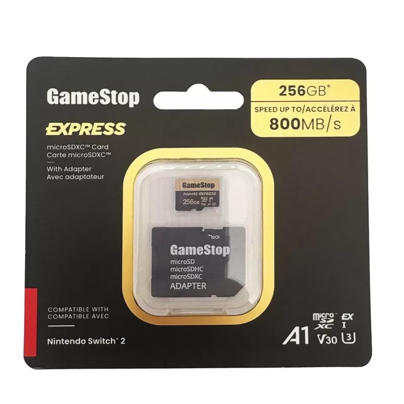 GameStop Preorders MicroSd Express Karty do uruchomienia Switch 2