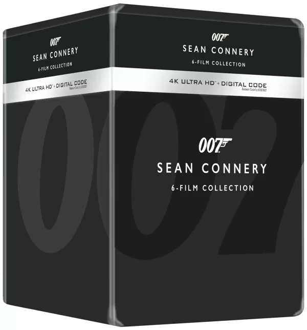 Score 6 Sean Connery James Bond Films in deze 4K -collectie, nu voor pre -order