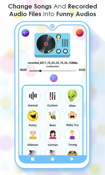 Voice Changer - Funny Recorder應用截圖第3張