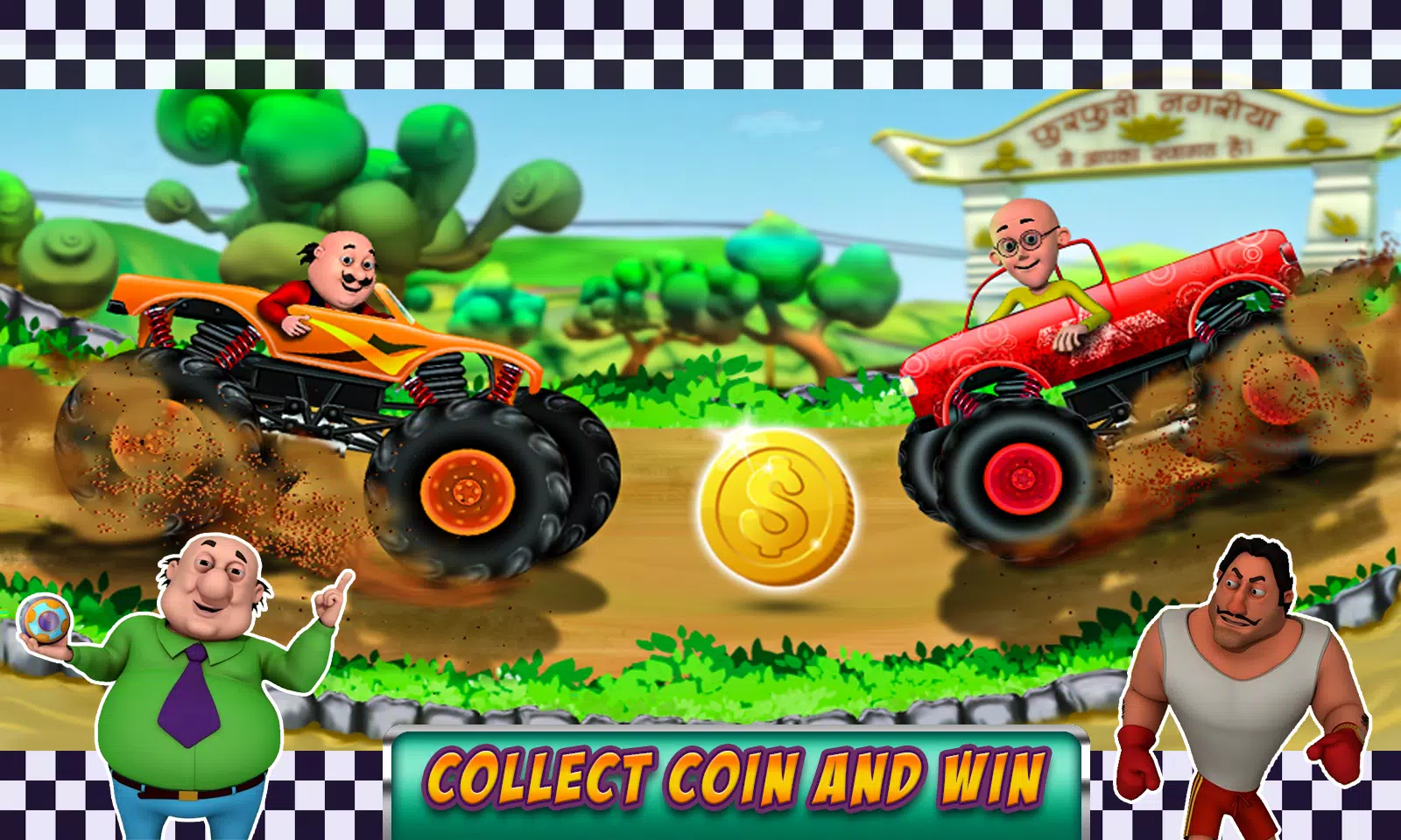 Motu Patlu Car Game 2 Screenshot 2