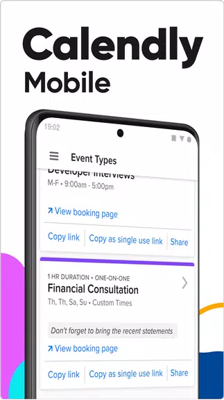 Calendly Mobile Tangkapan skrin 0