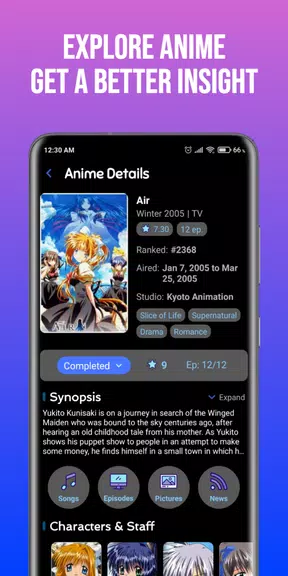 AniLista - MyAnimeList Client Capture d'écran 1