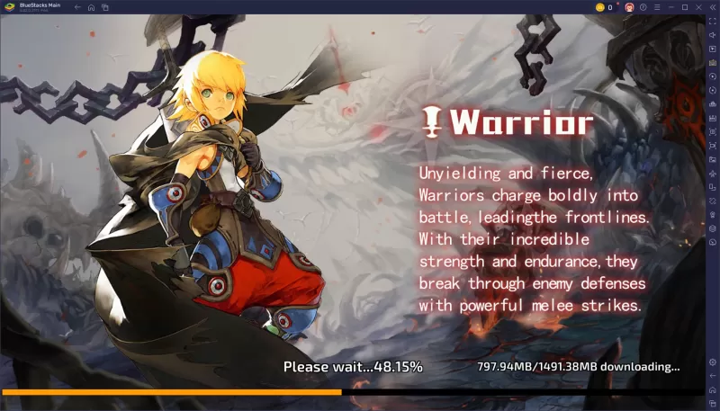 Dragon Nest: Rebirth of Legend Class Selection