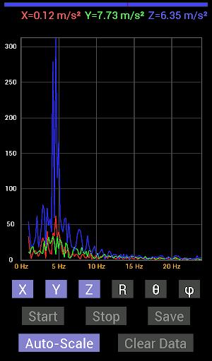 Accelerometer Meter Captura de pantalla 3