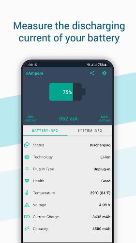 xAmpere - Battery Charge Info Screenshot 1