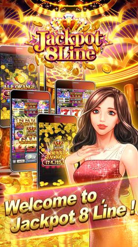 Jackpot 8 Line Slots 스크린샷 0