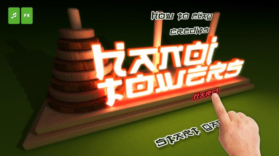 The Hanoi Towers Lite Captura de tela 0