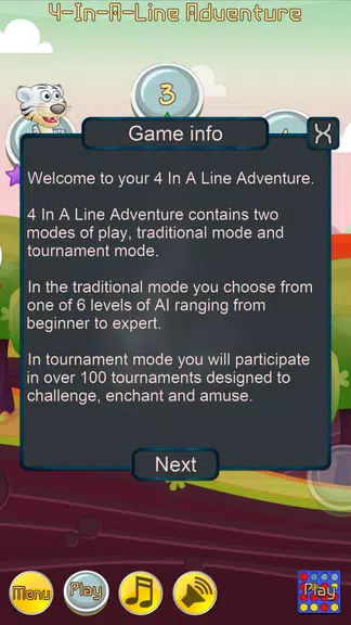 4 In A Line Adventure 스크린샷 1