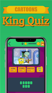 King Quiz: Cartoon Photos Quiz स्क्रीनशॉट 0