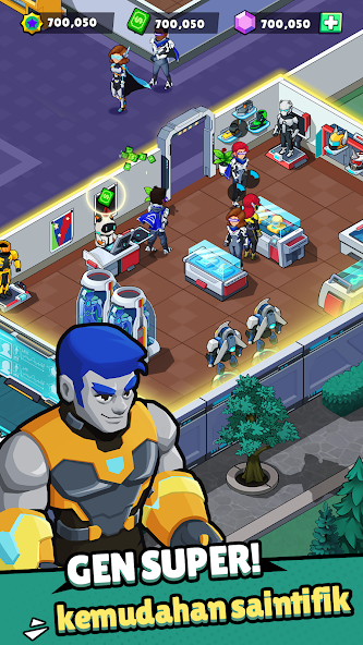 Idle Superpower School Mod Capture d'écran 1