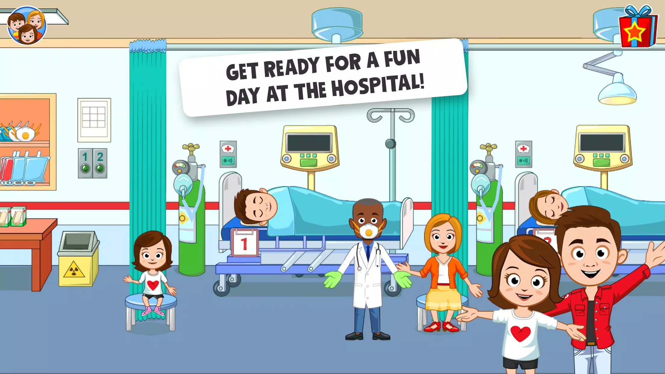 My Town Hospital - Doctor game Tangkapan skrin 1