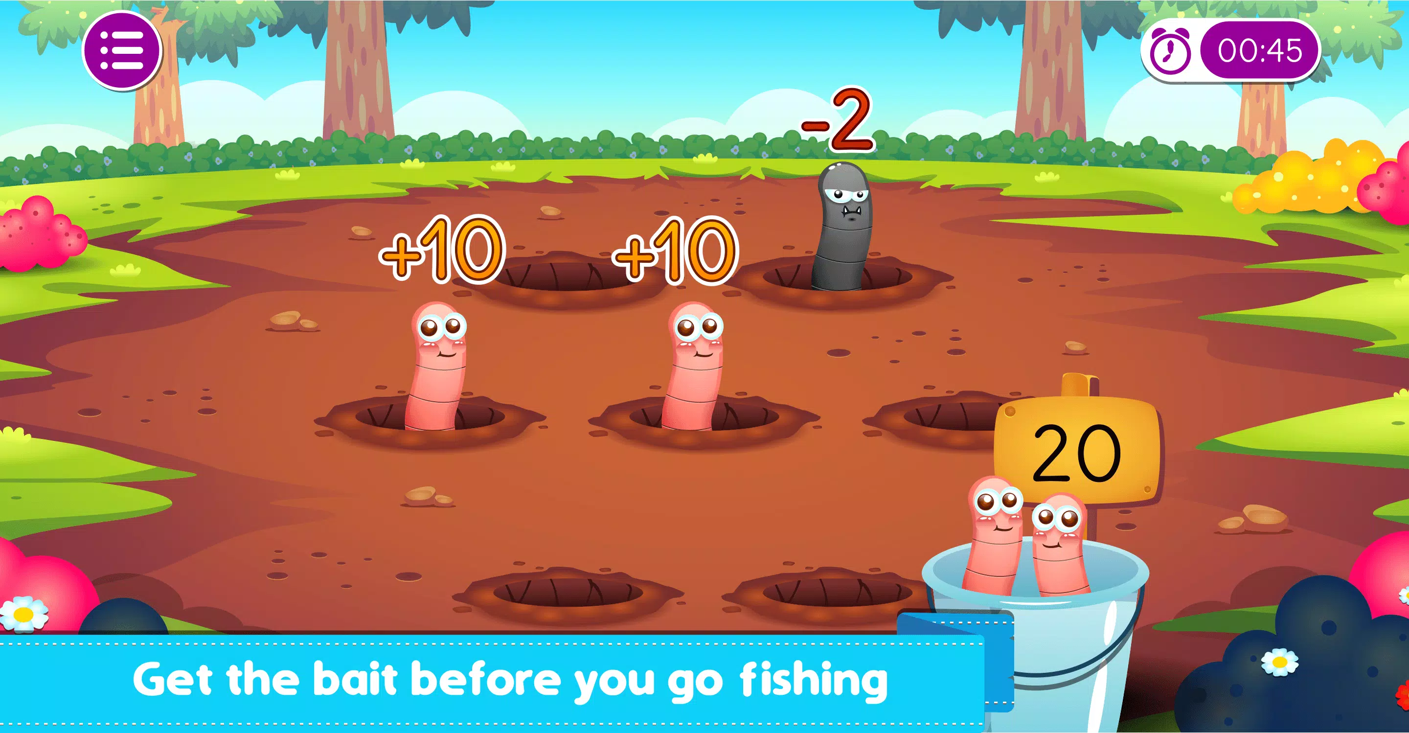 Marbel Fishing - Kids Games ภาพหน้าจอ 1